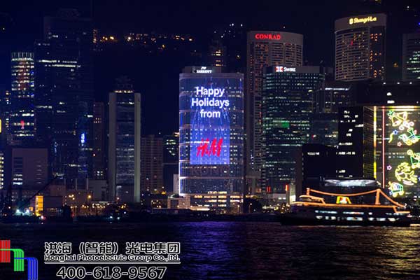 LED光電幕墻，讓您的建筑動起來！洪海LED動感天幕
