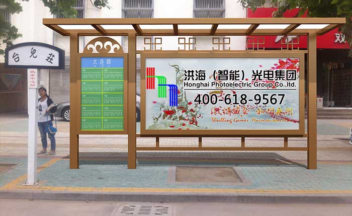 公交車候車亭燈箱究竟用鋼化玻璃還是有機(jī)玻璃？